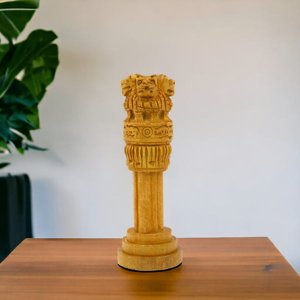 Wooden Ashoka Stambh